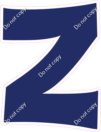 KG 23.5" Individuals - Flat Navy Blue Z