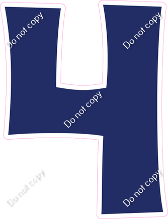 KG 23.5" Individuals - Flat Navy Blue 4