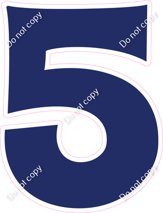 KG 23.5" Individuals - Flat Navy Blue 5