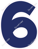 KG 23.5" Individuals - Flat Navy Blue 6