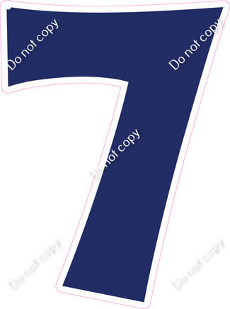 KG 23.5" Individuals - Flat Navy Blue 7