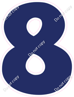 KG 23.5" Individuals - Flat Navy Blue 8