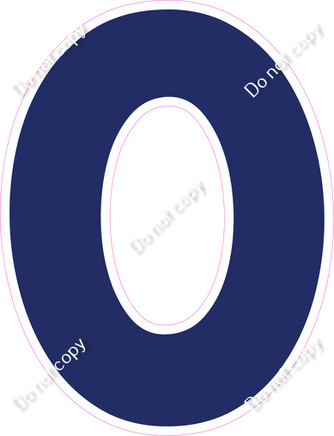 KG 23.5" Individuals - Flat Navy Blue