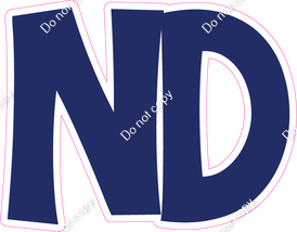 KG 23.5" Individuals - Flat Navy Blue ND