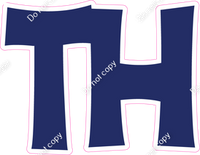 KG 23.5" Individuals - Flat Navy Blue TH