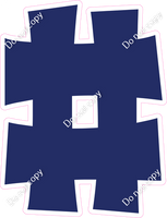 KG 23.5" Individuals - Flat Navy Blue #