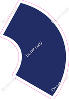 KG 23.5" Individuals - Flat Navy Blue Apostrophe