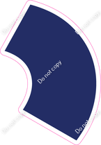 KG 23.5" Individuals - Flat Navy Blue Apostrophe