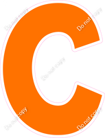 KG 23.5" Individuals - Flat Orange C