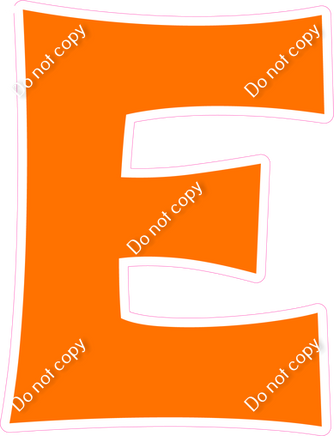 KG 23.5" Individuals - Flat Orange E