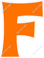 KG 23.5" Individuals - Flat Orange F