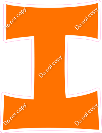 KG 23.5" Individuals - Flat Orange I