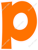 KG 23.5" Individuals - Flat Orange P