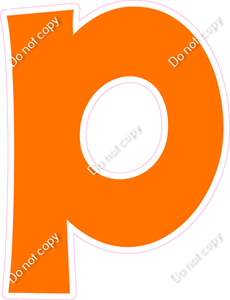 KG 23.5" Individuals - Flat Orange P