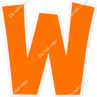 KG 23.5" Individuals - Flat Orange W