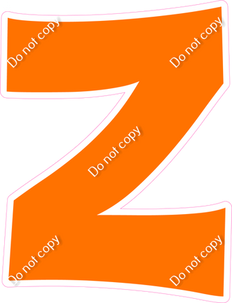 KG 23.5" Individuals - Flat Orange Z