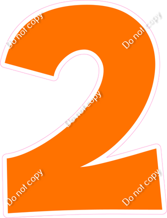 KG 23.5" Individuals - Flat Orange 2