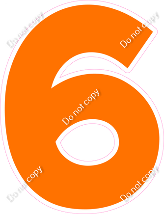 KG 23.5" Individuals - Flat Orange 6