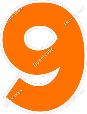 KG 23.5" Individuals - Flat Orange 9