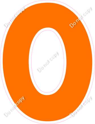 KG 23.5" Individuals - Flat Orange