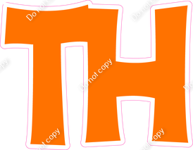 KG 23.5" Individuals - Flat Orange TH