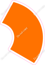 KG 23.5" Individuals - Flat Orange Apostrophe