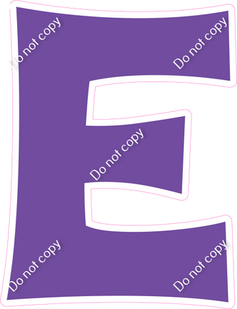 KG 23.5" Individuals - Flat Purple E