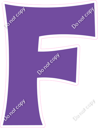 KG 23.5" Individuals - Flat Purple F