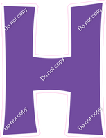 KG 23.5" Individuals - Flat Purple H