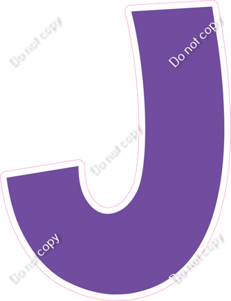 KG 23.5" Individuals - Flat Purple J