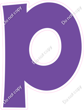 KG 23.5" Individuals - Flat Purple P