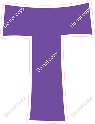 KG 23.5" Individuals - Flat Purple T