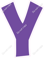 KG 23.5" Individuals - Flat Purple Y