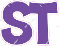 KG 23.5" Individuals - Flat Purple ST