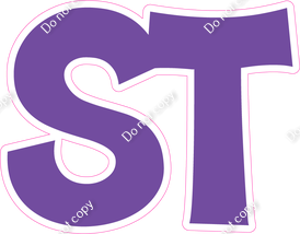 KG 23.5" Individuals - Flat Purple ST