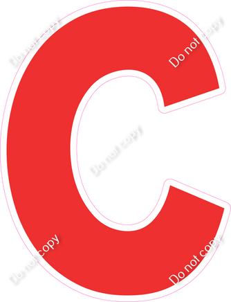 KG 23.5" Individuals - Flat Red C