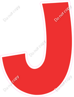 KG 23.5" Individuals - Flat Red J