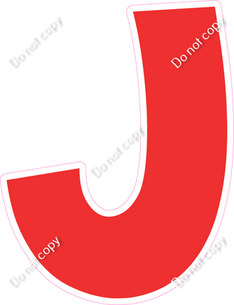 KG 23.5" Individuals - Flat Red J