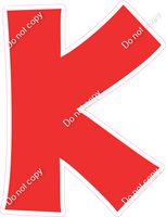 KG 23.5" Individuals - Flat Red K