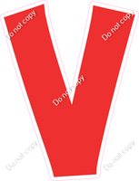 KG 23.5" Individuals - Flat Red V