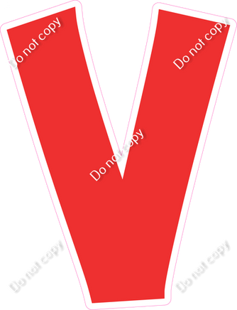 KG 23.5" Individuals - Flat Red V