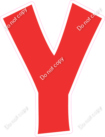 KG 23.5" Individuals - Flat Red Y