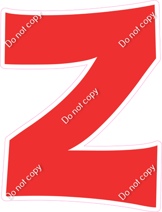 KG 23.5" Individuals - Flat Red Z