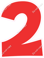 KG 23.5" Individuals - Flat Red 2