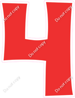 KG 23.5" Individuals - Flat Red 4