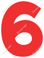 KG 23.5" Individuals - Flat Red 6