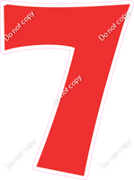 KG 23.5" Individuals - Flat Red 7