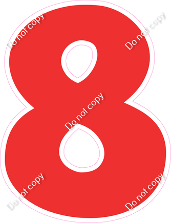 KG 23.5" Individuals - Flat Red 8