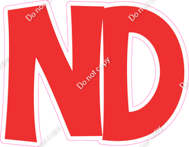 KG 23.5" Individuals - Flat Red ND