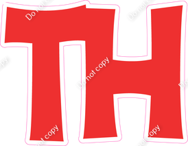 KG 23.5" Individuals - Flat Red TH